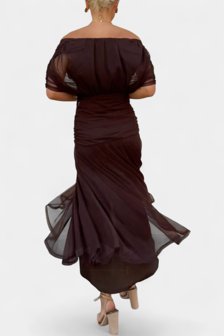 Frances | Women's Evening Off-Shoulder Dress