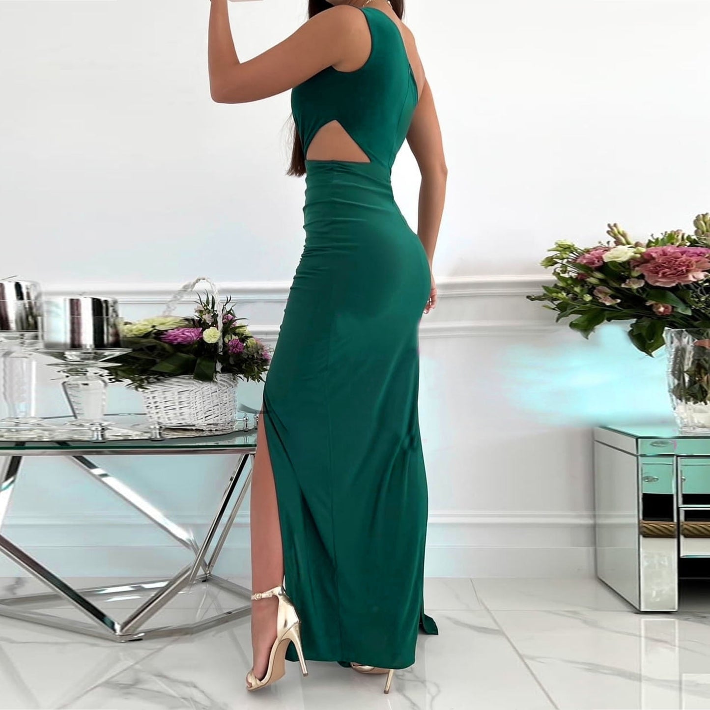 Amelia | Women's Evening One-Shoulder  Dress