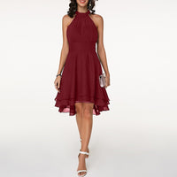 Odette | Women’s Summer Neckholder Midi Dress
