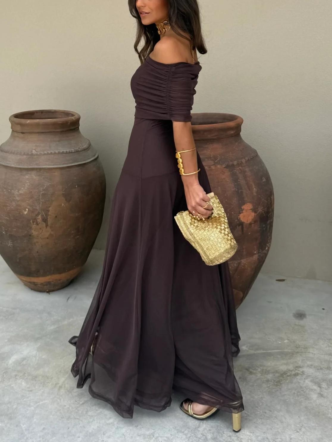 Henrike | Women’s Summer Off-Shoulder Evening Dress