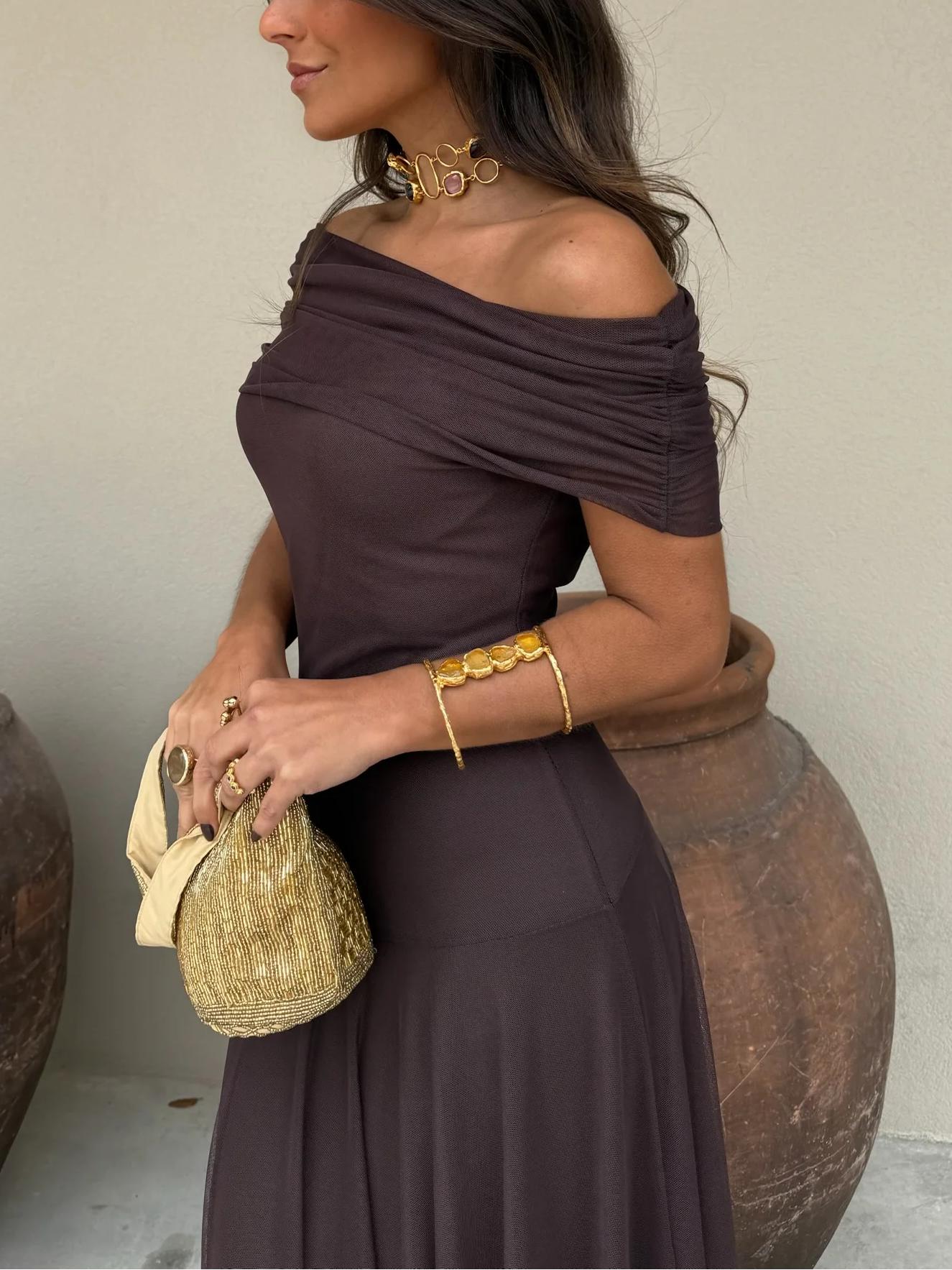 Henrike | Women’s Summer Off-Shoulder Evening Dress