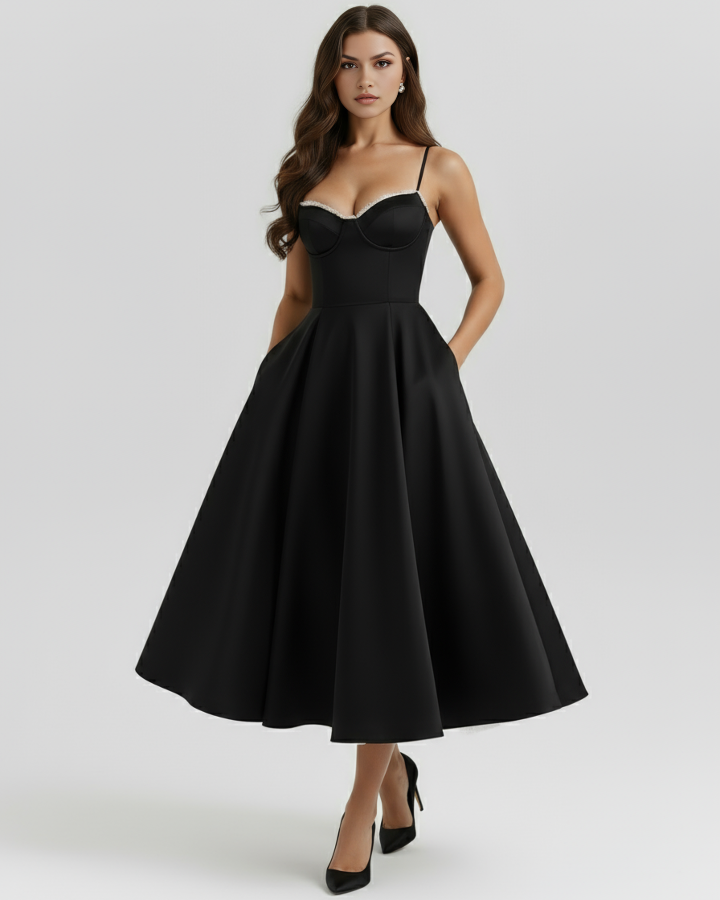 Rosie | Women's Elegant A-line Wedding Guest Dress