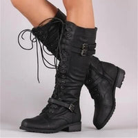 Michelle | Women's Vintage Knee High Lace Boots
