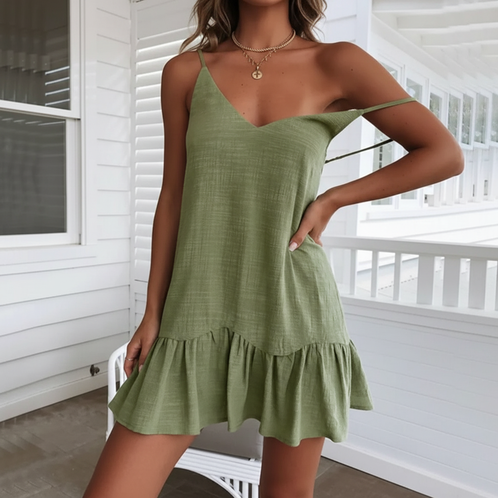 Natasha | Women's Ruffle Summer Mini Dress