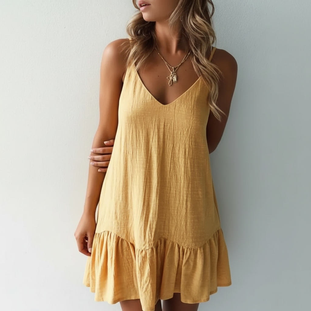 Natasha | Women's Ruffle Summer Mini Dress