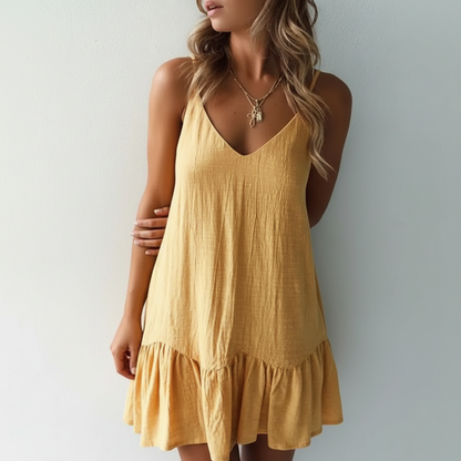Natasha | Women's Ruffle Summer Mini Dress