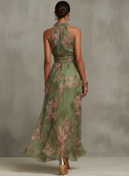Rabia | Women's Summer Halterneck Floraldress