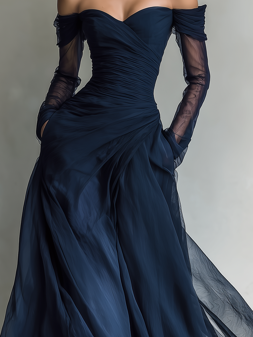 Daisy | Women's Elegant Off-Shoulder Maxi Dress
