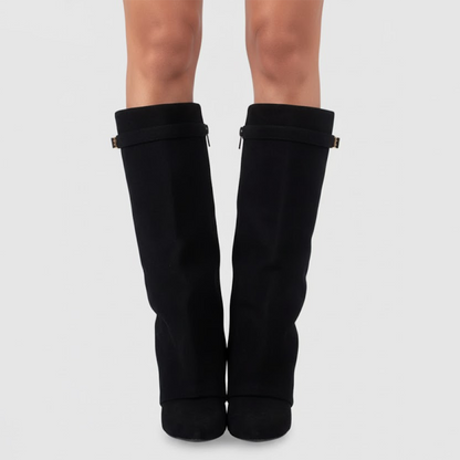 Jacqueline | Women's Elegant Knee High Suede Boots