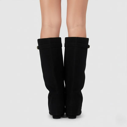 Jacqueline | Women's Elegant Knee High Suede Boots