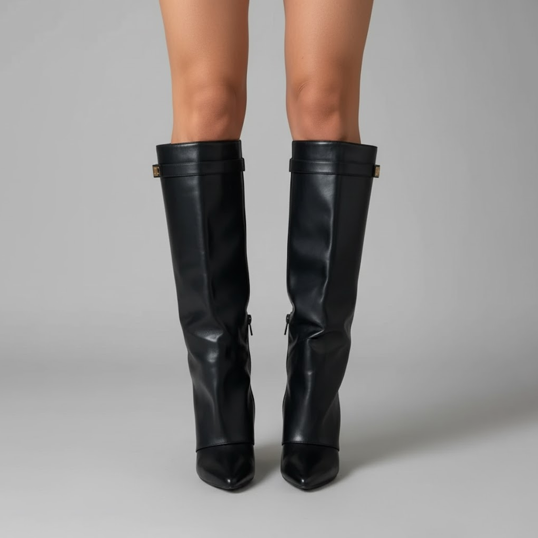 Jacqueline | Women's Elegant Knee High Suede Boots