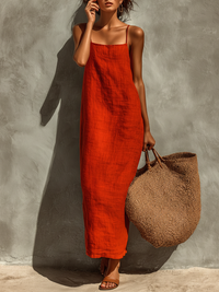 Rachel | Women's Summer Maxi Spaghetti Strap Dress