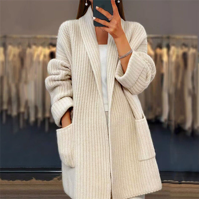 Hania | Women's Casual Open Front Knitted Cardigan