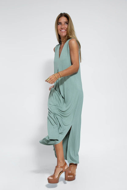 Jane | Women's Summer Sleeveless Maxi Dress
