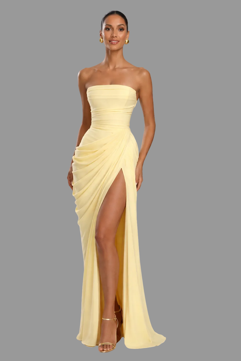 Stefanie | Women's Formal Strapless Wedding Guest Dress