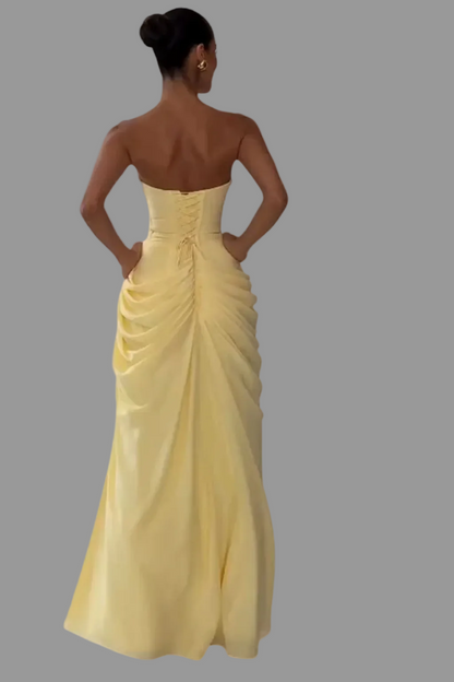 Stefanie | Women's Formal Strapless Wedding Guest Dress