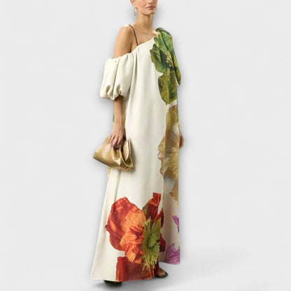 Kerry | Women's Summer Printed One Shoulder Dress