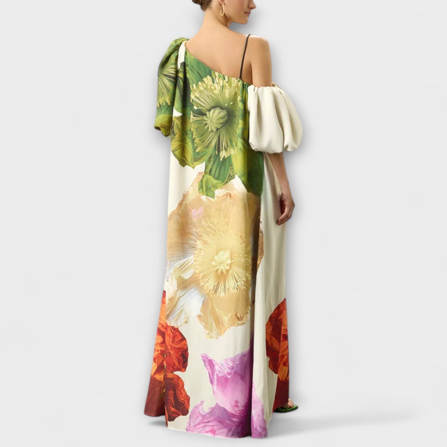 Kerry | Women's Summer Printed One Shoulder Dress