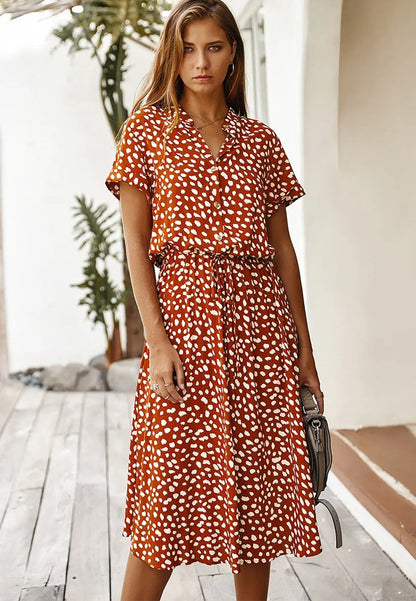 Smilla | Women's Casual Printed Shirtdress