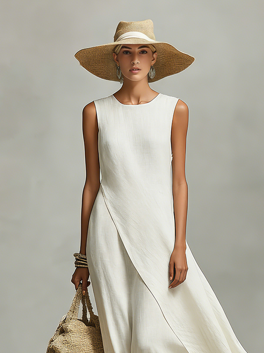 Olivia | Women's Summer Asymmetric Sleeveless Dress