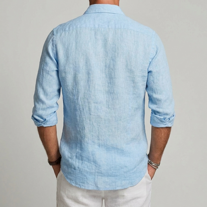 James | Men's Classic Linen Summer Shirt