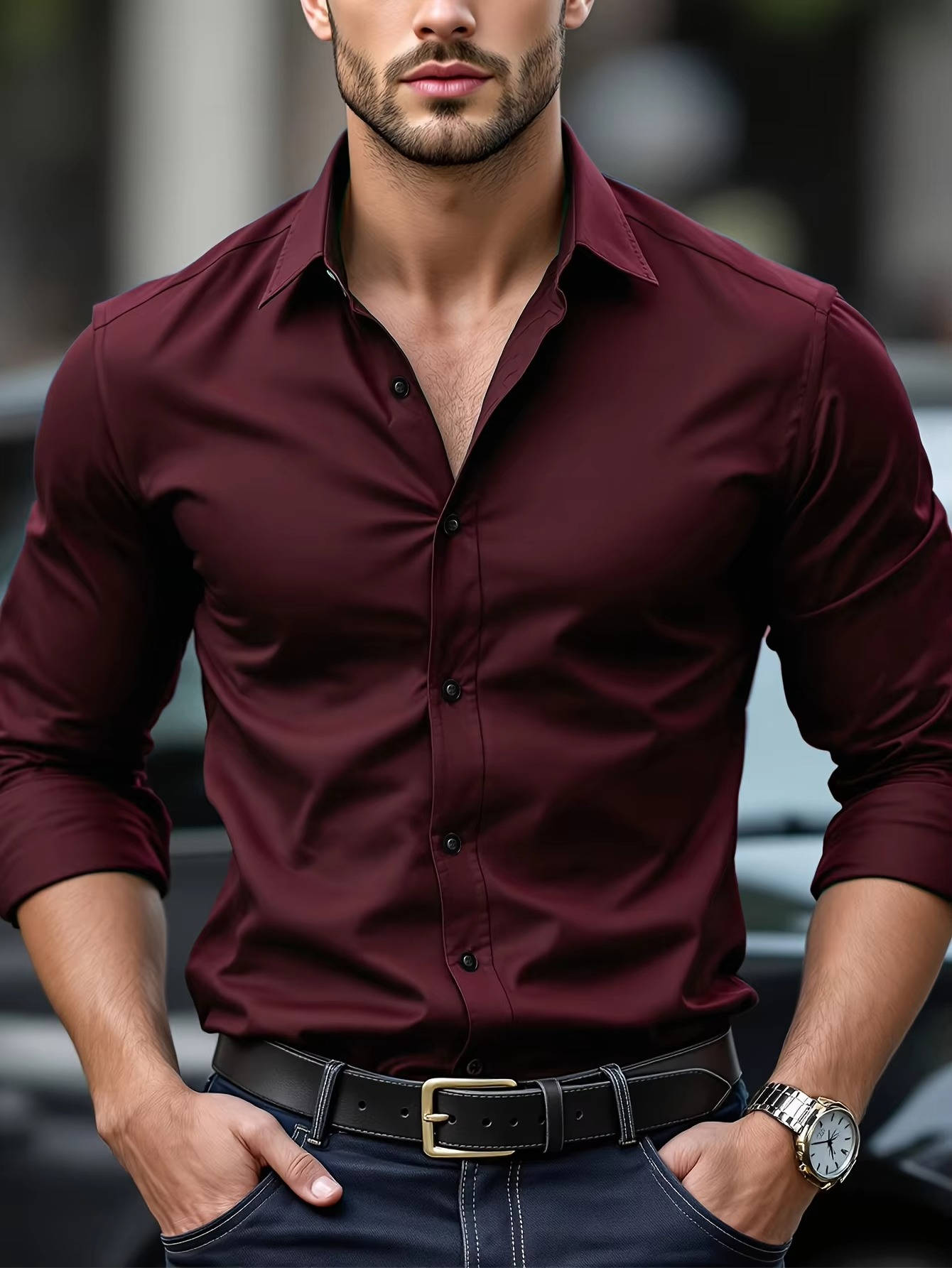 Sam | Men's Sophisticated Classic Button Down Shirt