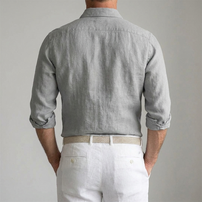 James | Men's Classic Linen Summer Shirt