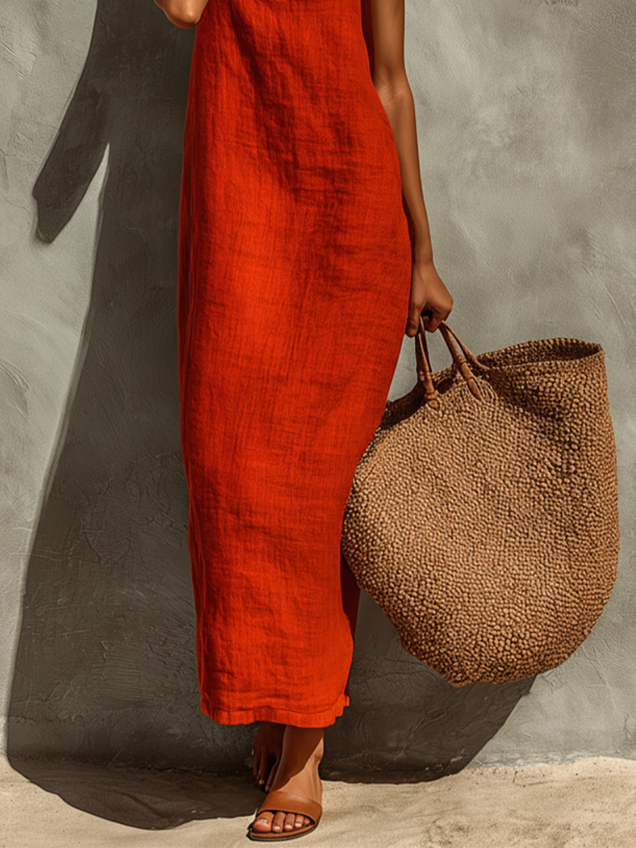 Rachel | Women's Summer Maxi Spaghetti Strap Dress
