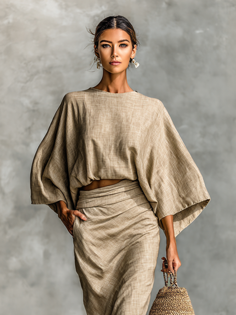 Sharon | Women's Summer Two Piece Maxi Dress
