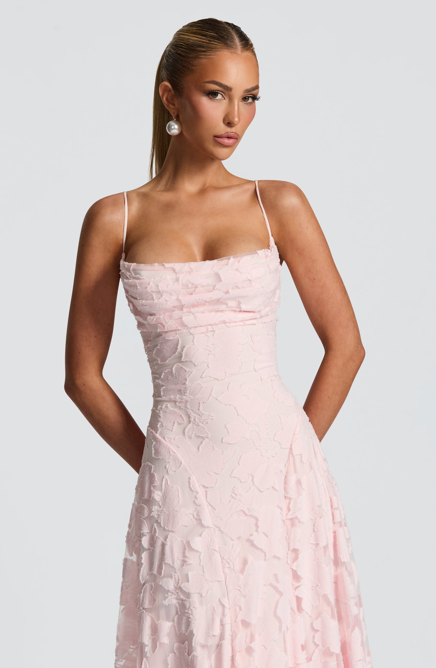 Silja | Women's Formal Embroided Maxi Evening Dress