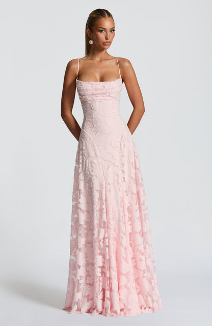 Silja | Women's Formal Embroided Maxi Evening Dress