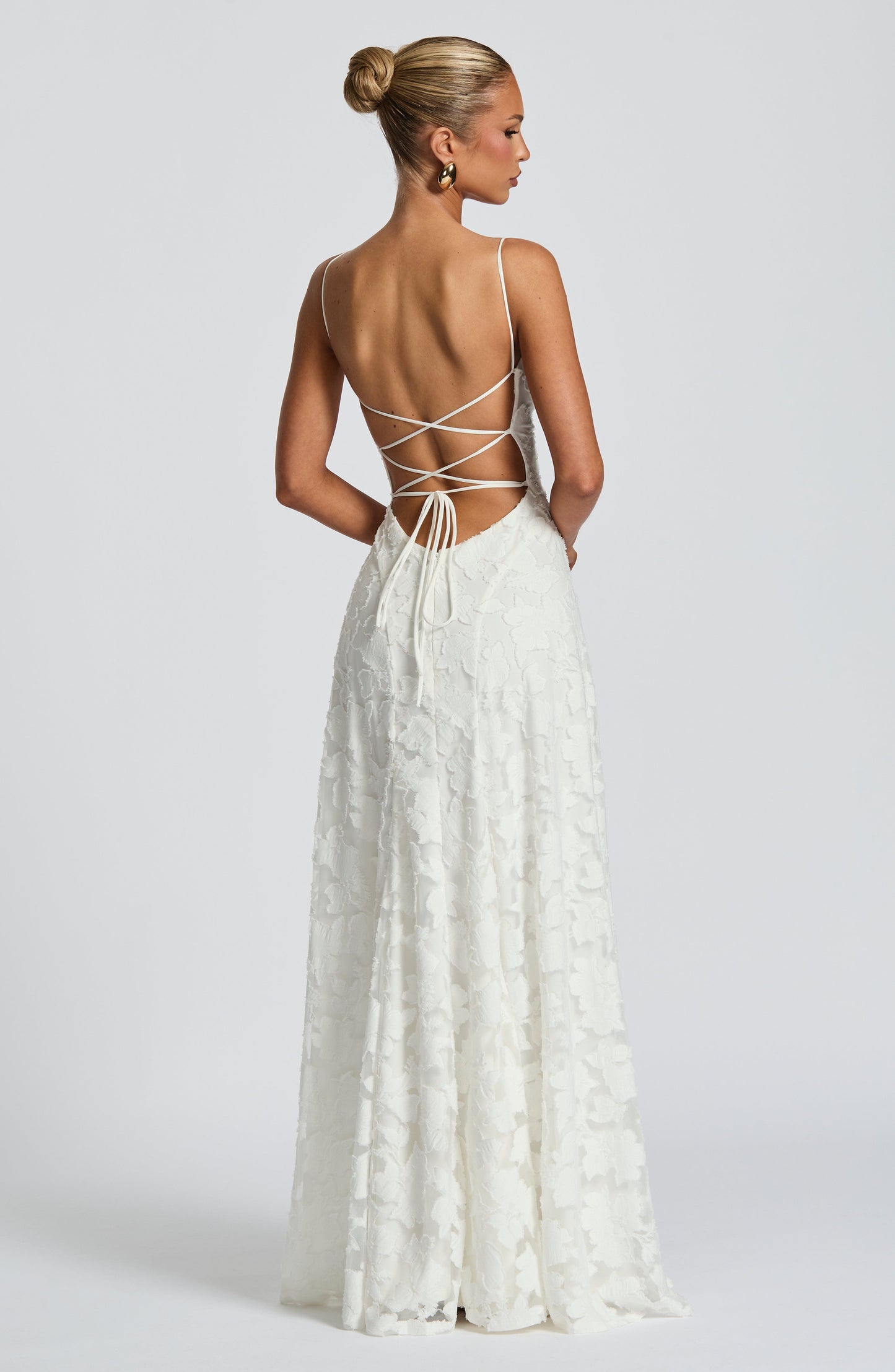 Allison | Women's Elegant Embroidered Maxi Evening Dress