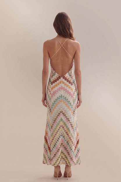 Camille | Women's Summer Printed Maxi Dress