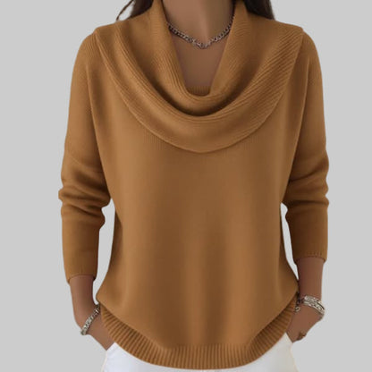 Grace | Women's Elagant Cowl Neck Knit Jumper