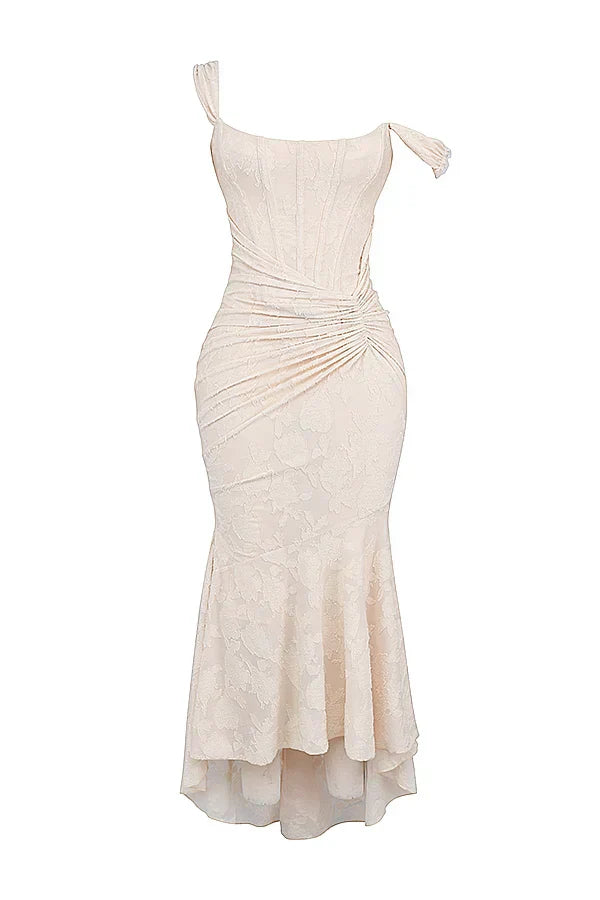 Bella | Women's Embroidered Asymmetrical Wedding Guest Dress