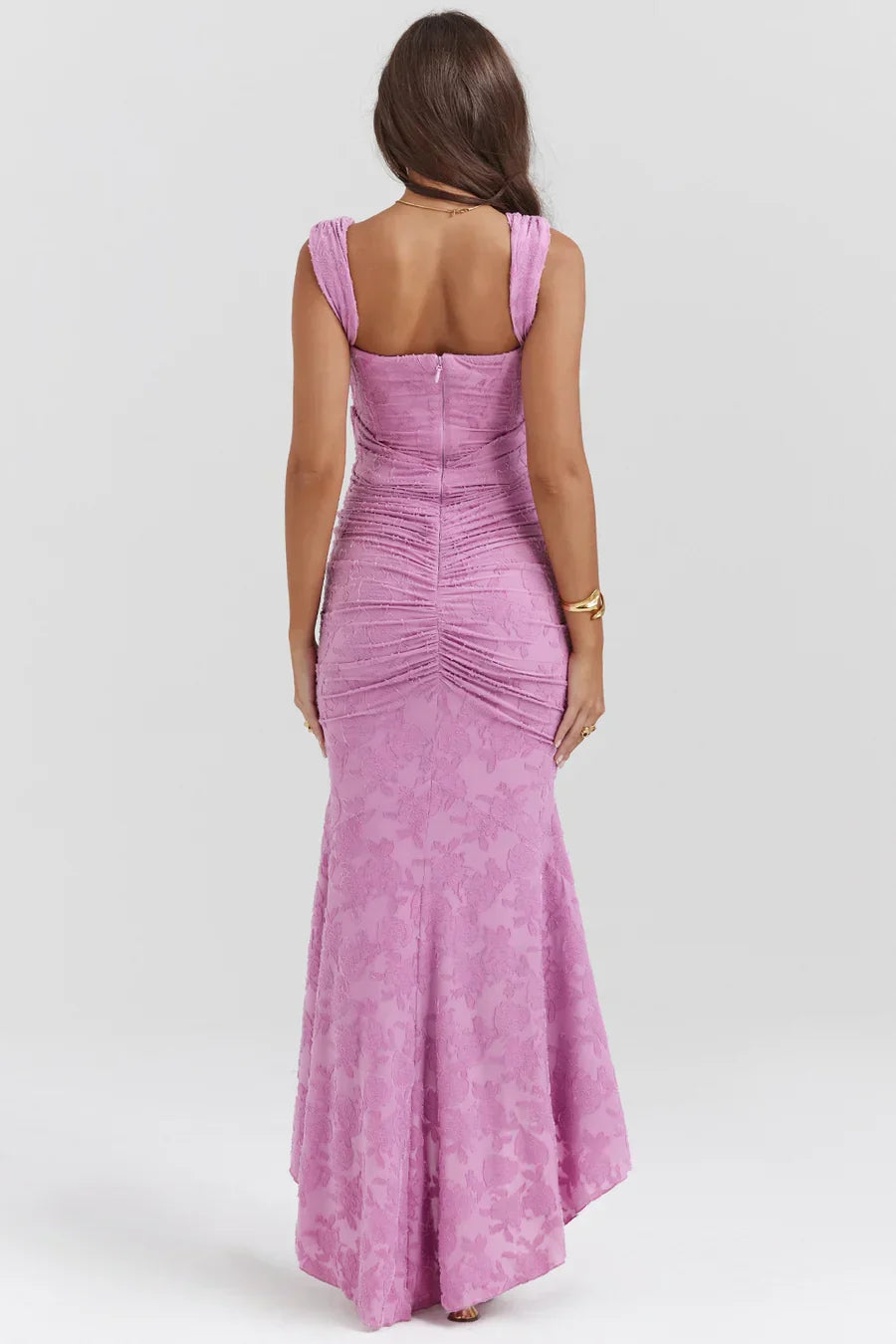 Bella | Women's Embroidered Asymmetrical Wedding Guest Dress