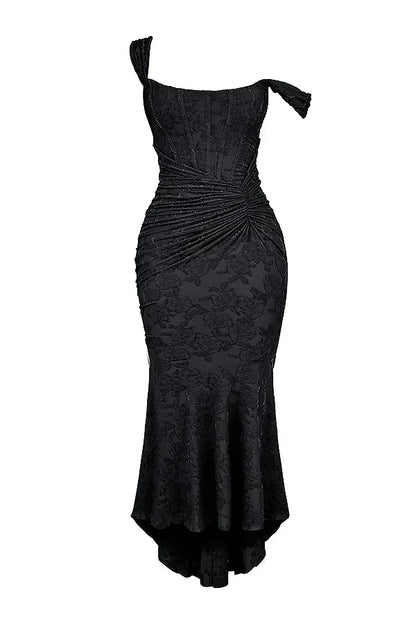 Bella | Women's Embroidered Asymmetrical Wedding Guest Dress