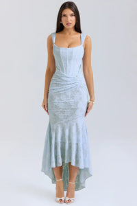 Bella | Women's Embroidered Asymmetrical Wedding Guest Dress