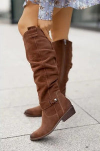 Freya | Women's Modern Buckle Heel Boots