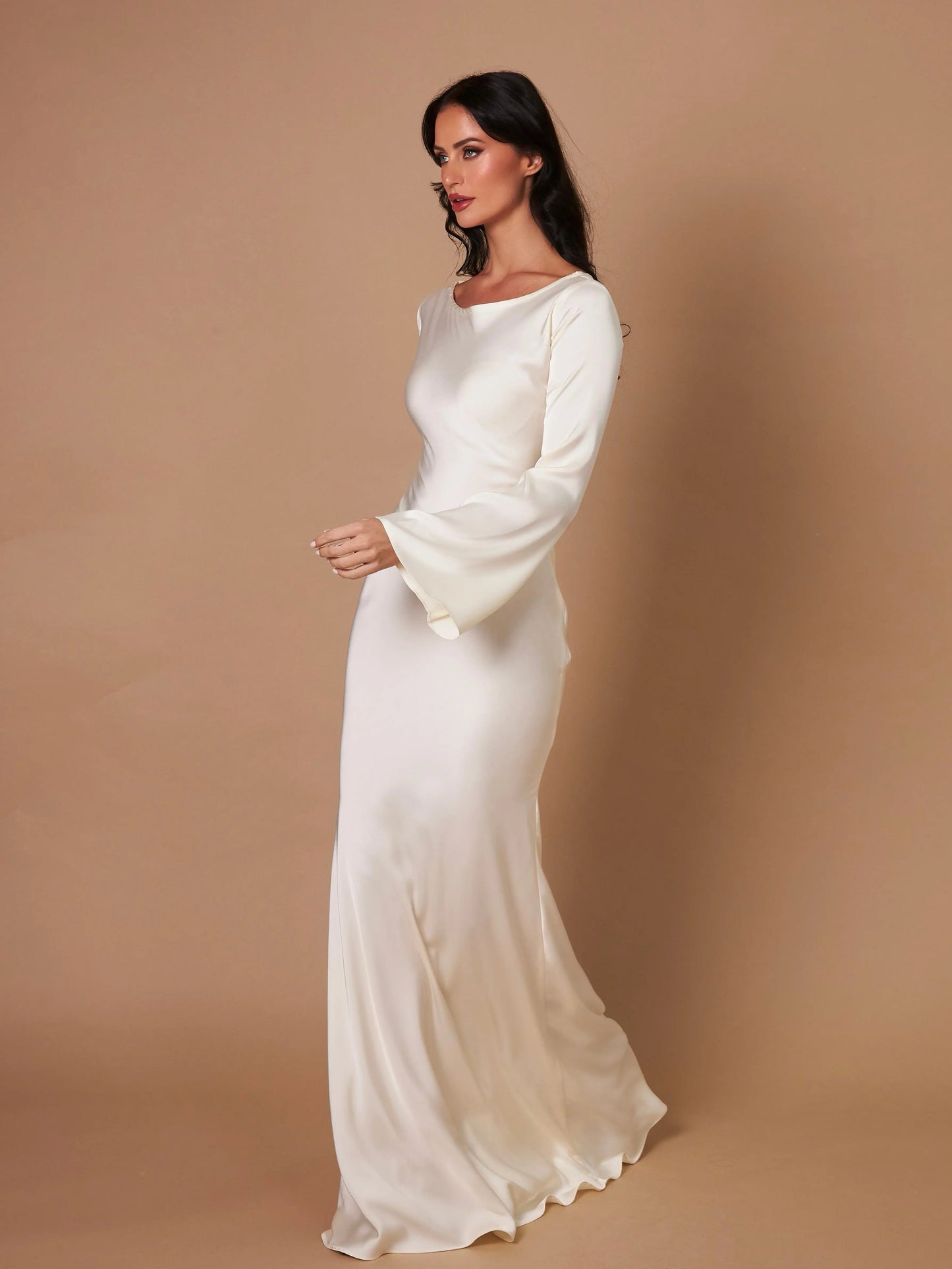 Skye | Women's Elegant Satin Maxi Dress