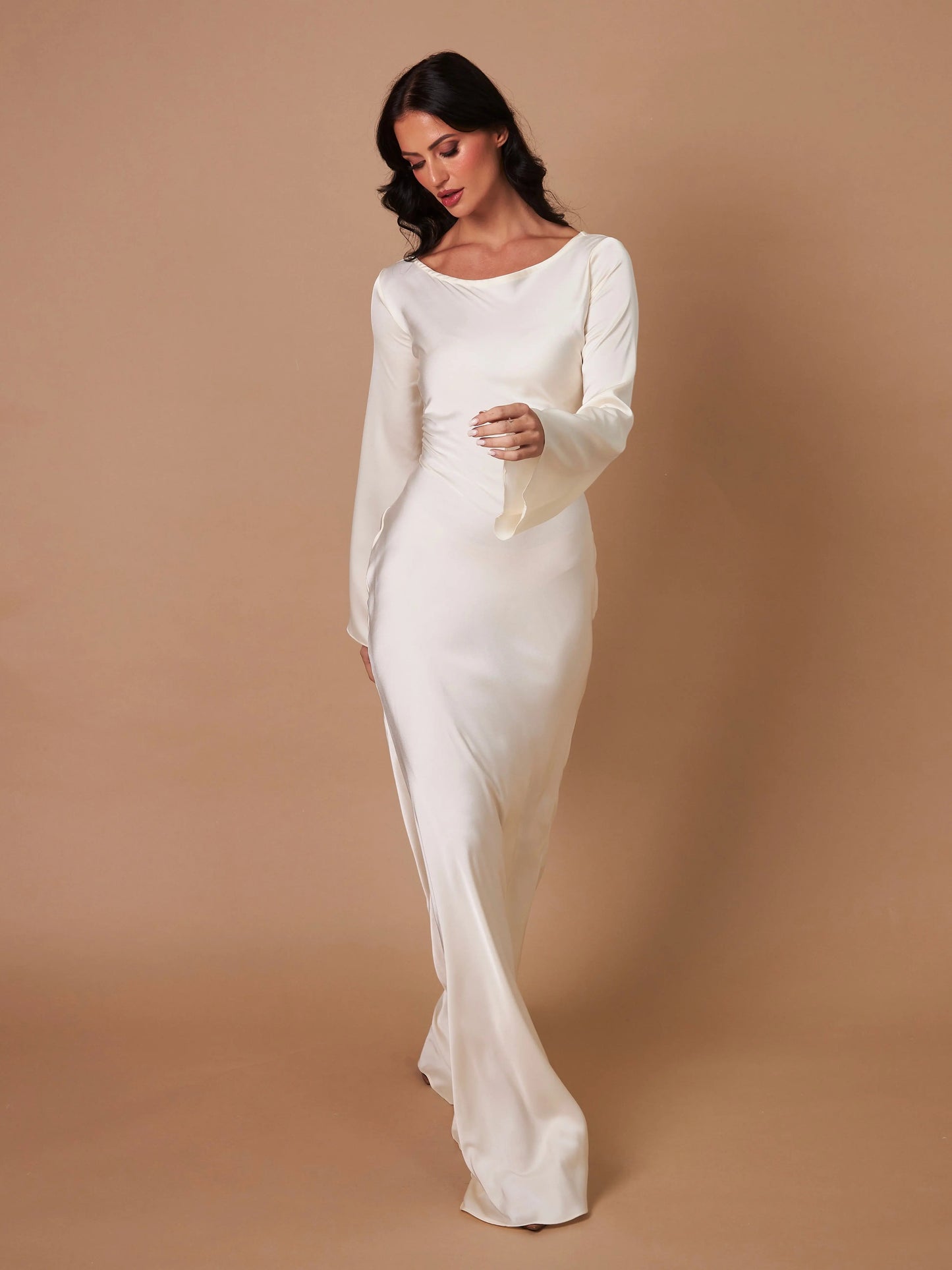 Skye | Women's Elegant Satin Maxi Dress