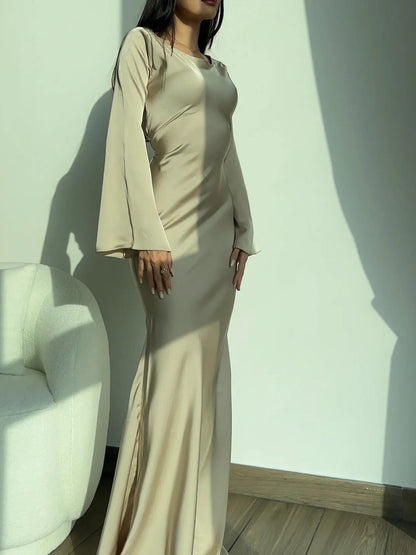 Skye | Women's Elegant Satin Maxi Dress