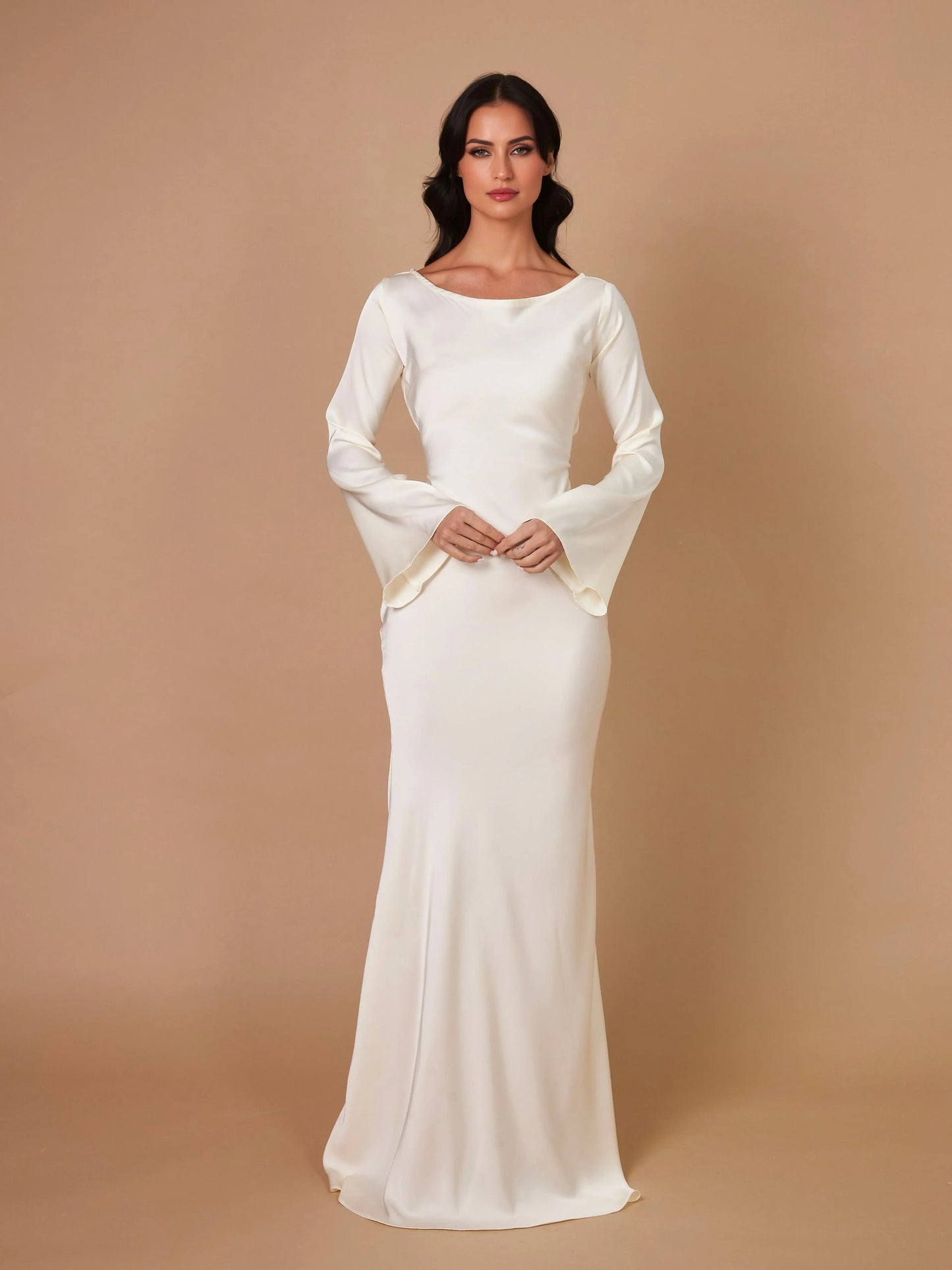 Skye | Women's Elegant Satin Maxi Dress