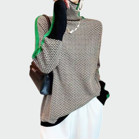 Aria | Women's Elegant Knitted Turtleneck Sweater