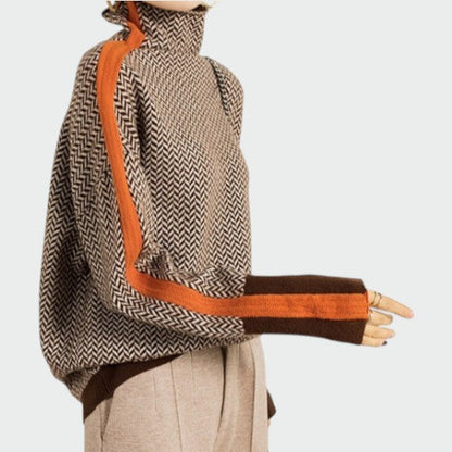 Aria | Women's Elegant Knitted Turtleneck Sweater