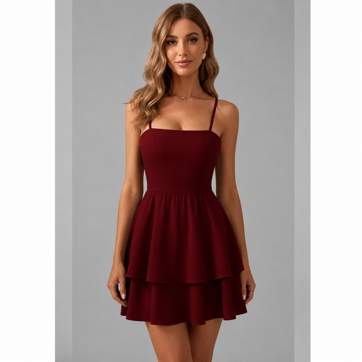 Kiana | Women's Summer Layered Mini Dress