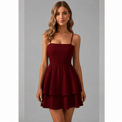 Kiana | Women's Summer Layered Mini Dress
