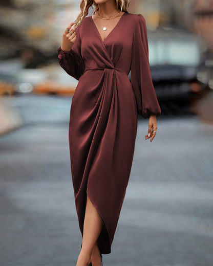 Wendy | Women's Elegant A-Line Midi Dress