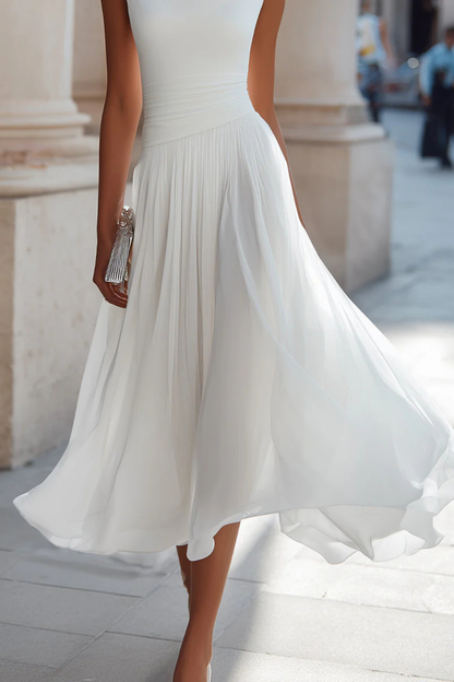 Fenella | Women's Elegant Sleeveless Wedding Guest Dress