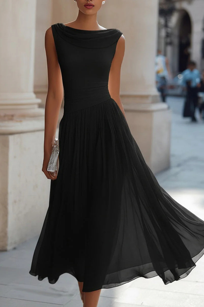 Fenella | Women's Elegant Sleeveless Wedding Guest Dress